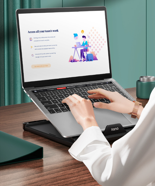 Llano Green Giant Energy Laptop Stand Cooling Stand Desktop Stand with