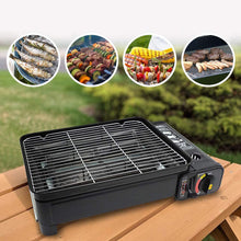 Card style gas camping barbecue grill portable outdoor gas barbecue grill liquefied card style grill smokeless barbecue grill