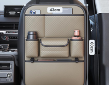 Car chair back storage hanging bag for interior storage, rear seat back storage bag, complete collection of car interior supplies