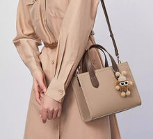 Scarecrow bag, female niche, genuine leather, red women's handbag, shoulder bag, commuter crossbody bag, tote bag, women's bag