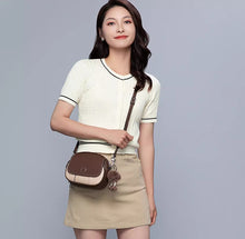 Scarecrow bag, women's autumn new fashion leather casual shoulder bag, western-style gift bag, women's bag, niche crossbody bag