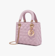 Official website Little C&K Pink Diamond Grid Daifei Bag for Girls' Birthday Gift 2024 New Light Luxury Handbag Crossbody Bag