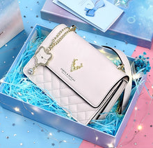 Ladies' handbag, women's 2024 new genuine leather crossbody bag, birthday gift for girls to give to girlfriends, high-end chain bag