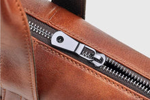 Emperor Paul's genuine leather men's handbag, male text bag 2024 new model, top layer cowhide crossbody handbag, business retro fashion