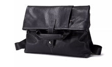 Cold beast shoulder bag, men's leather casual crossbody bag, hand-held men's bag, horizontal style, large capacity cowhide men's bag, trendy brand