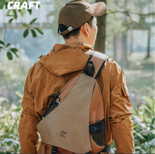 Mountain style crossbody bag, trendy brand, outdoor hiking waterproof cycling bag, commuting men's bow and arrow bag, retro single shoulder backpack for men