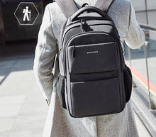 Postdan's new men's backpack backpack for commuting and business trips, large capacity student computer bag, business backpack for men