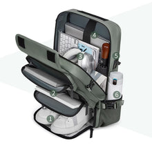 Men's backpack, outdoor large capacity sports hiking bag, leisure backpack, women's short distance travel bag, women's computer bag