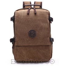 Men's fashionable outdoor leisure retro canvas men's backpack travel backpack college computer backpack business backpack