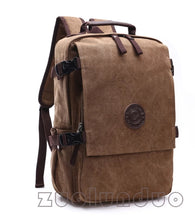 Men's fashionable outdoor leisure retro canvas men's backpack travel backpack college computer backpack business backpack