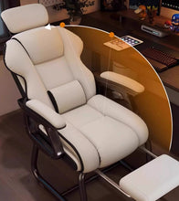 Home computer chair, comfortable sitting desk, office chair, reclining sofa chair, leisure bow chair, e-sports chair, fixed foot