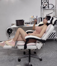 Computer chair, home gaming chair, comfortable for long periods of time, reclining sofa, backrest chair, ergonomic office desk seat chair