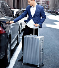 Playboy suitcase luggage with universal wheels 24 aluminum frame travel box for men and women 20 password boarding box for students