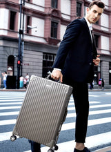 Playboy suitcase luggage with universal wheels 24 aluminum frame travel box for men and women 20 password boarding box for students