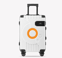 Cartier Crocodile Internet Celebrity Luggage PC High end Aluminum Frame Travel Box Universal Wheel Ultra quiet Anti fall Password Box