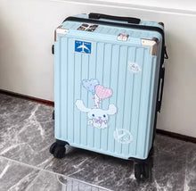 24 inch sturdy and durable suitcase with 20 aluminum frame for women and men, luggage rack for travel, 26 silent suitcase, thickened and simple