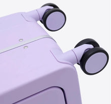 LightGo wide pull rod large capacity student suitcase, female front opening 20 inch boarding case, password for male travel suitcase