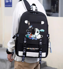 Password backpack anti-theft with lock for elementary school students in grades three to six, lightweight for men, night light for boys, backpack for junior high school students, trendy