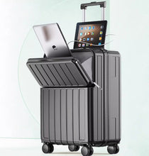 Front opening luggage compartment for women, small short distance password box, 18 inch boarding case, 20 inch mother child travel box, suitcase for men