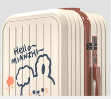 Luggage Female 2024 New Travel Case Student Cute Password Box Cartoon Trolley Case Durable 28 Summer