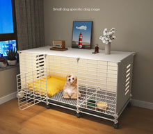 Kousi Dog Cage Small Dog with Toilet Home Indoor Teddy Bear Balcony Fence