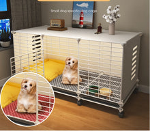 Kousi Dog Cage Small Dog with Toilet Home Indoor Teddy Bear Balcony Fence