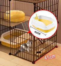 Kosi cat cage does not occupy space and saves space. It is a small indoor unit with a double layered cat house