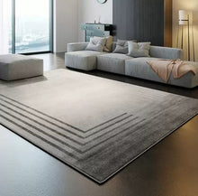 Carpet living room 2024 new model, light luxury, high-end, minimalist style, sofa, coffee table, carpet, gray bedroom, entrance, floor mat