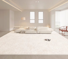 Minimalist living room carpet 2024 new light luxury high-end sofa and coffee table carpet, thickened, non washable, waterproof, easy to maintain floor mat