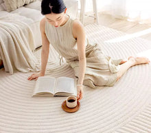 Living room carpet, bedroom, light French cream style, anti cat scratch, light luxury, plain color, waterproof, stain resistant, no wash, sofa, bedside blanket