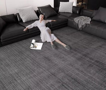 Carpet living room Italian minimalist, light luxury, high-end feeling 2024 new black gray, dirt resistant, erasable sofa, coffee table floor mat