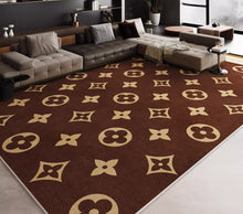 Luxury Living Room Carpet, Light Luxury, High End Tea Table Floor Mat, Non Washable Lazy, Waterproof, Anti Staining Sofa Foot Mat, Bedroom Customization