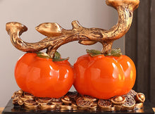 Persimmons, Persimmons, Ruyi Persimmons, Decorations for Moving into a New Home, Gifts for Living Room, Entrance, Wine Cabinet, TV Cabinet, Decorations