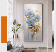 Hand drawn oil painting, abstract hallway, entrance hall decoration painting, artistic sense of luxury, light luxury hallway hanging painting, modern simplicity