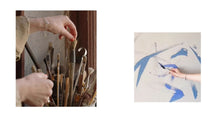 Hand drawn oil painting, abstract hallway, entrance hall decoration painting, artistic sense of luxury, light luxury hallway hanging painting, modern simplicity