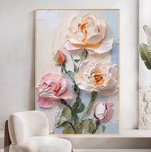 Dafen Oil Painting Village Living Room Sofa Background Wall Decoration Painting Cream Wind Flower Floor Painting Artistic Sense Entrance Hanging Painting