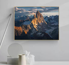 Rizhao Jinshan Scenic Living Room Decoration Painting Entrance Wall Mural High End Luxury Office Study Hanging Painting