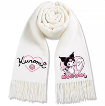 Kuluo Cashmere Scarf Rice Cartoon 2024 New Style Warm Scarf for Girls and Girls, Couple Giving Girlfriend Birthday Gift