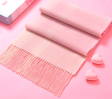 Shanghai Story 100% Wool Scarf Female Winter Pink Girl Birthday Gift for Girlfriend Girlfriend Gift Set