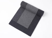 Cashmere scarf for men in winter, high-end solid color, versatile, thick and warm knitted yarn scarf, men's birthday gift