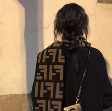 RX UVCUT Scarf Women's Autumn/Winter 2024 New Atmosphere Korean Edition Thick Warm Scarf Cashmere Tassel Shawl