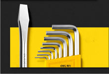 Deli Toolbox Home Set Multi functional Hardware Tools Complete Guide for Electricians, Specialized in Home Maintenance Combination, Universal