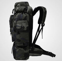 Multi functional and large capacity men's internet famous backpack, waterproof camouflage, outdoor hiking lightweight travel bag, women's