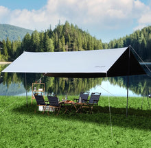 Urban Wave Black Glue Tent Outdoor Table and Chair Camping Complete Equipment Camping Portable Sunscreen Large Sunshade Shed