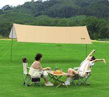 Outdoor Sky Tent Camping Camping Picnic Rain proof Black Glue Sunscreen Sunshade Cloth Portable Equipment Supplies QG
