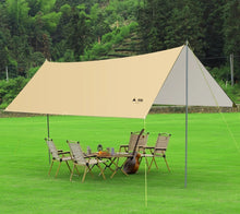 Outdoor Sky Tent Camping Camping Picnic Rain proof Black Glue Sunscreen Sunshade Cloth Portable Equipment Supplies QG