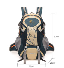 Strong load-bearing outdoor large capacity hiking backpack, waterproof sports backpack, camping and hiking durable backpack