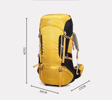 Ai Wang hiking backpack men's 60L travel bag women's multifunctional professional outdoor hiking backpack camping hiking backpack