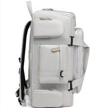 Men's Fashion Outdoor Travel Backpack Women's Large Capacity Backpack Multi functional Mountaineering Bag Dry Wet Separation Bag