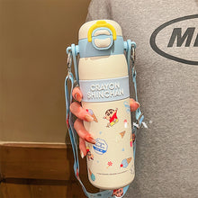 Crayon Shin chan Children's Insulated Cup, Girls' School Special Double Drinking Water Cup, New Boys' and Students' Stainless Steel Cup